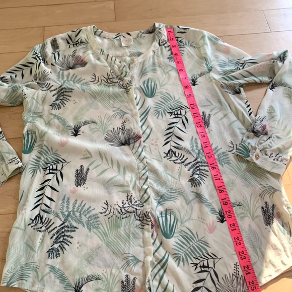 Beautiful Des Petits Hauts silk blouse size 1 - Picture 7 of 11